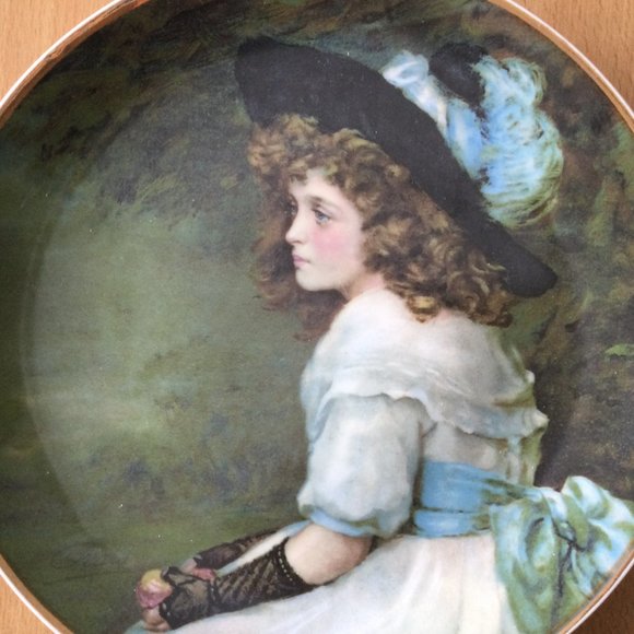 Crown Imperial fine china made in Romania Alba Iulia wall plate 7.75" box27ba - Picture 2 of 5